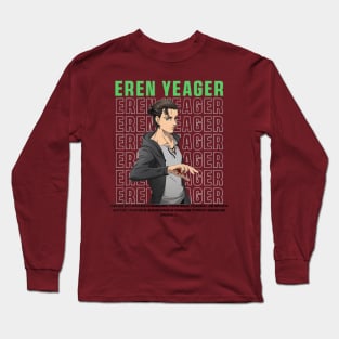 Eren Yeager Long Sleeve T-Shirt